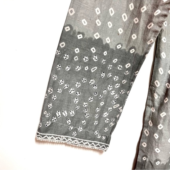 Antonio Melani Embroidered Ombré Tunic Dress/Swim Cover Cotton Size Small - Picture 3 of 14